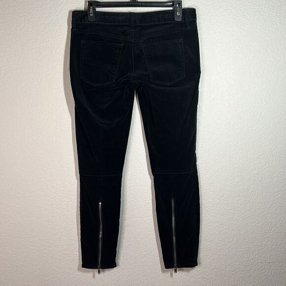 GAP Velvet Black Low Rise Zippered Ankle‎ Always Skinny Jeans Women's Size 12R - Picture 4 of 8